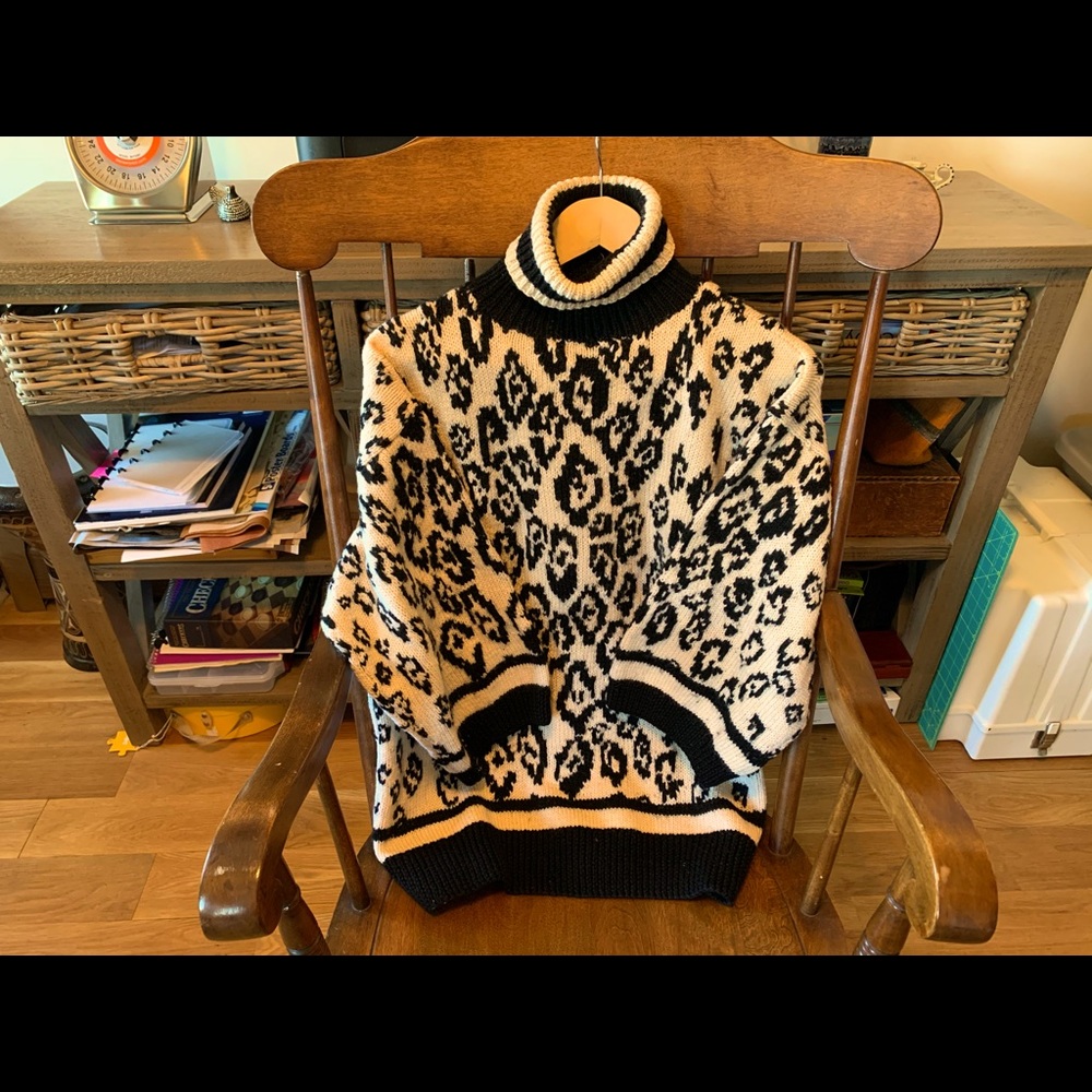 Vintage Wool Ski Sweater